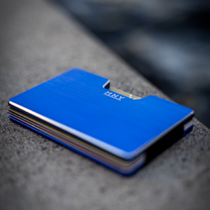 blue mnybrand wallet